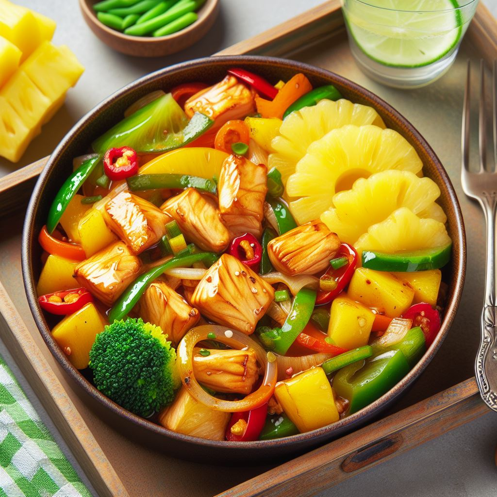 chicken pineapple stir fry