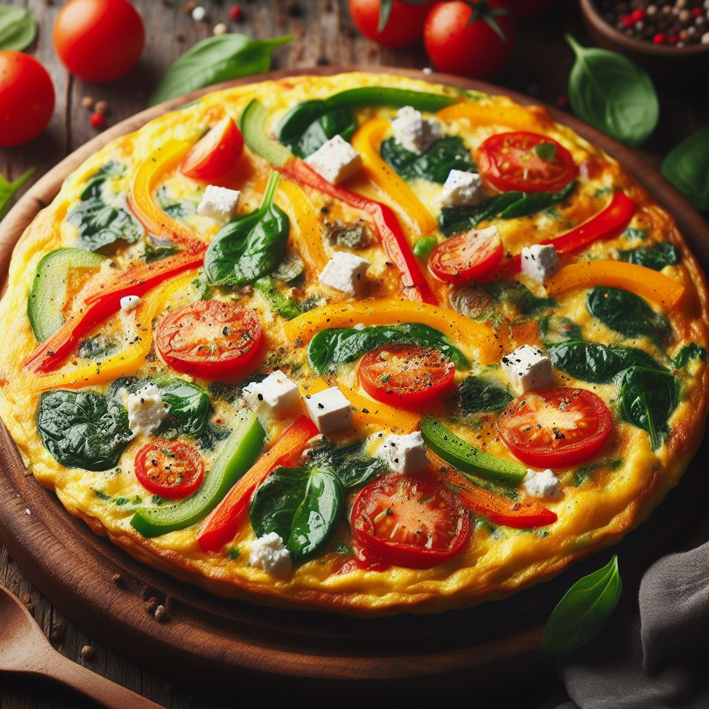 egg and vegetable frittata