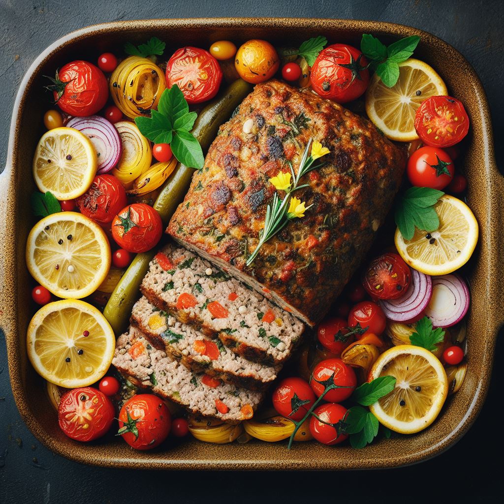 turkey  and vegetable mmeatloaf