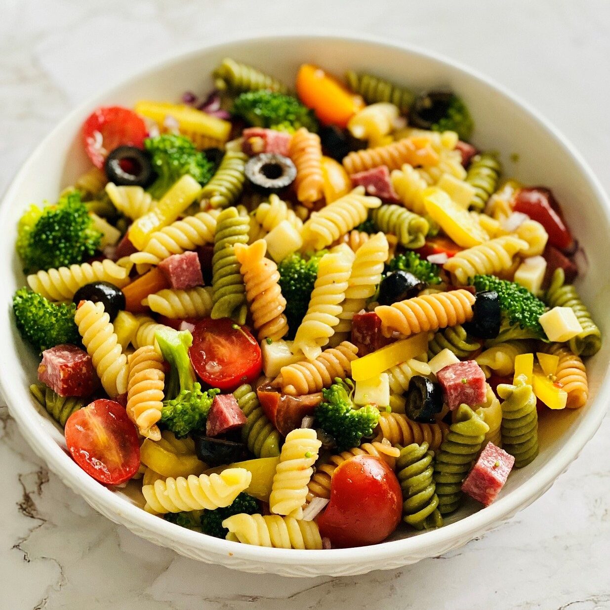 Tuna vegetable pasta